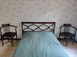 lit double en acajou style Directoire