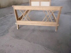Lit en chêne des années 70