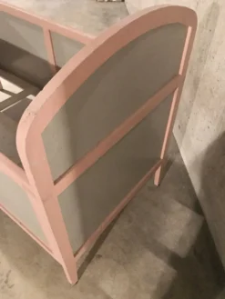 Lit enfant années 50 bois peint
