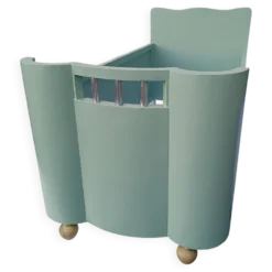 Lit enfant bois années 50