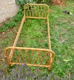 Lit enfant en rotin