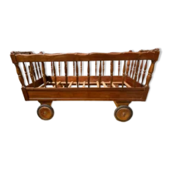 Lit enfant noyer vintage
