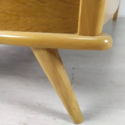 Lit enfant rotin vintage