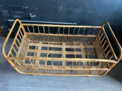 Lit enfant vintage rotin et osier