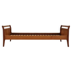 Lit en teck, design danois, années 1970, fabrication : Danemark