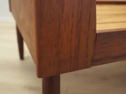 Lit en teck, design danois, années 1970, fabriqué au Danemark