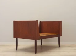 Lit en teck, design danois, années 1970, fabriqué au Danemark
