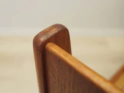 Lit en teck, design danois, années 1970, fabriqué au Danemark