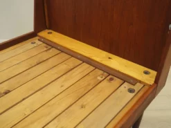 Lit en teck, design danois, années 1970, fabriqué au Danemark