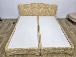 Lit électrique double exclusif 200 cm x 200 cm - Or vintage années 1970.