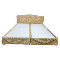 Lit électrique double exclusif 200 cm x 200 cm - Or vintage années 1970.