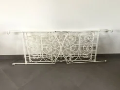 Lit Pliant En Fer Forgé Blanc