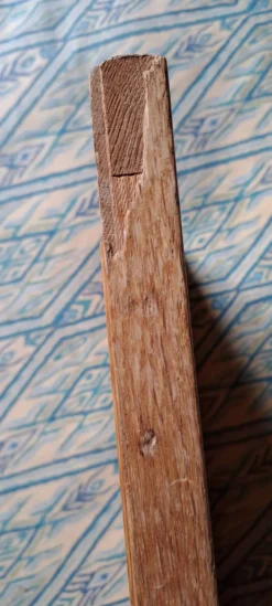 Lit rotin une place vintage années 1970 en bois blond