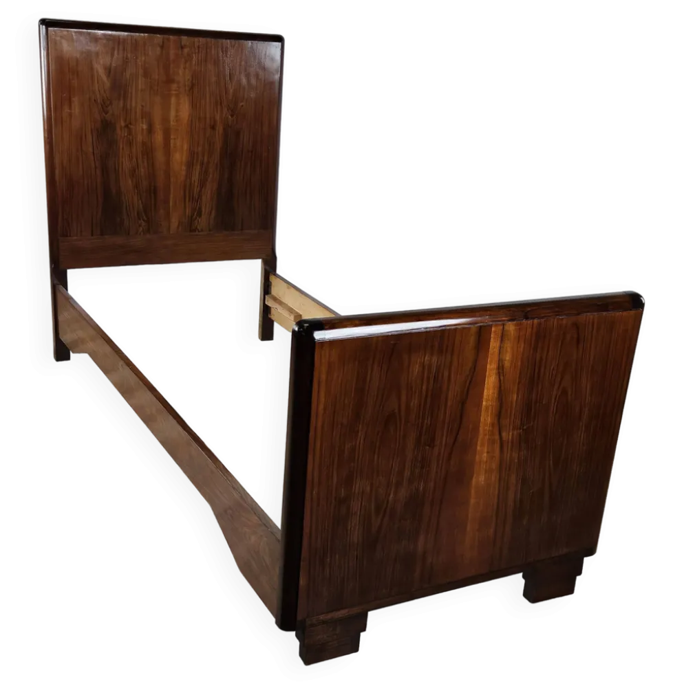 Lit simple en bruyère des années 1930/40