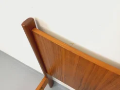 Lit simple vintage style scandinave en teck des années 60