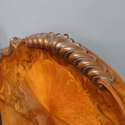 Lits simples anciens de style baroque en bois, XXe siècle