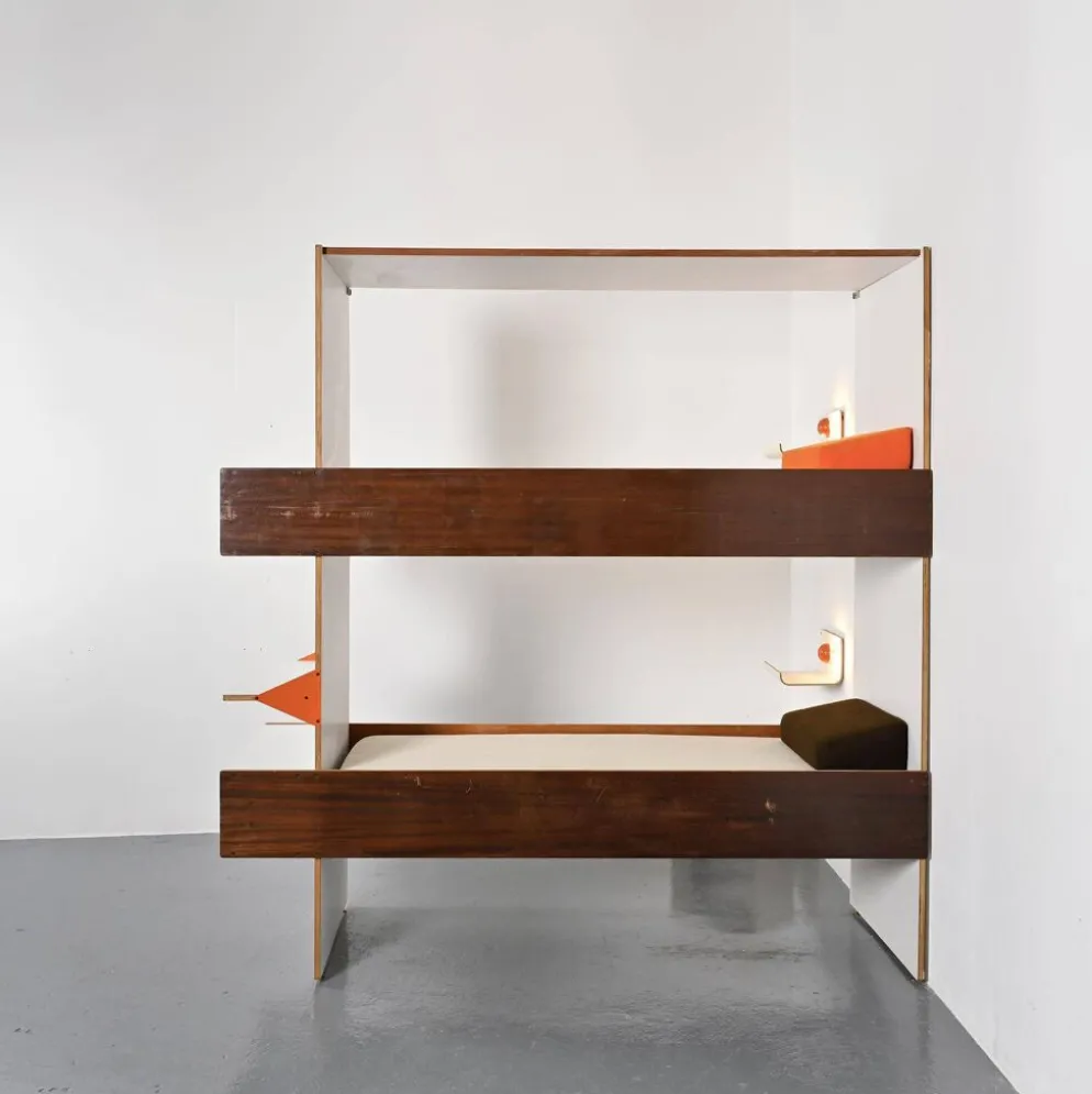 Lit superposé par Pierre Guariche, édition Negroni, circa 1968