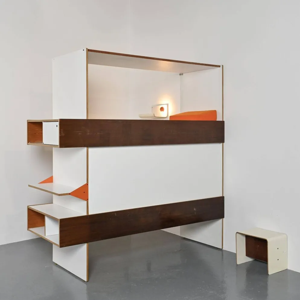 Lit superposé par Pierre Guariche, édition Negroni, circa 1968