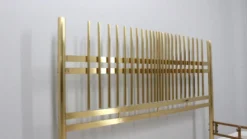 Lit vintage en laiton doré frigerio 1970s