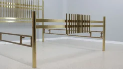 Lit vintage en laiton doré frigerio 1970s