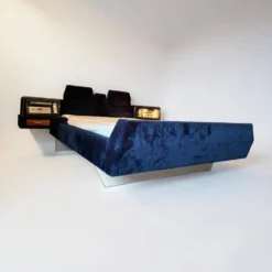Lit vintage space age Luigi Massoni pour Poltrona