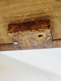 Longwy Dessous De Plat A Sonnette Carreau Faïence Émaillée Et Cadre En Bois