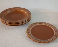 Lot 6 assiettes en faïence Made in Italie