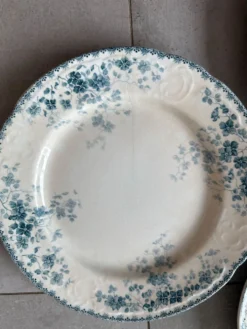Lot 7 assiettes plates boulenger Choissy le roi