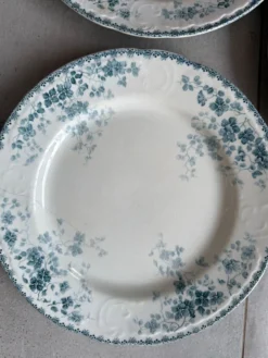 Lot 7 assiettes plates boulenger Choissy le roi