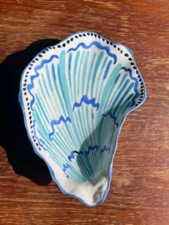 Lot 2 coupelles en forme d’huître