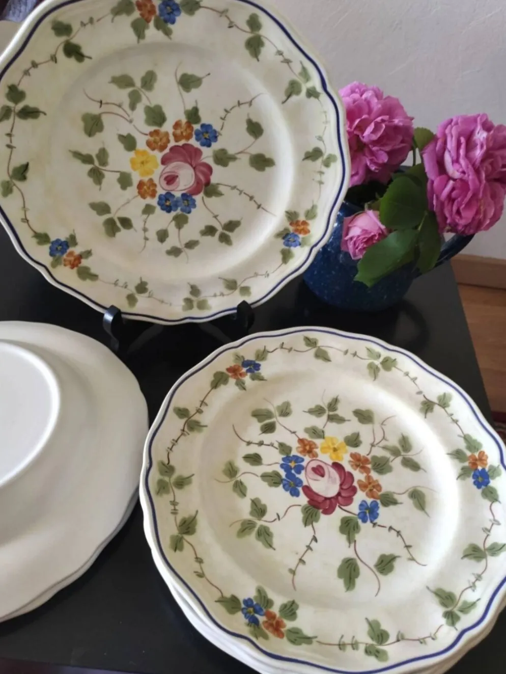 Lot d'assiettes Longchamp