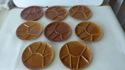 Lot de 8 assiettes