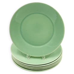 Lot de 7 assiettes a dessert Boch Frères