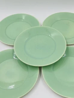 Lot de 7 assiettes a dessert Boch Frères