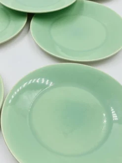 Lot de 7 assiettes a dessert Boch Frères