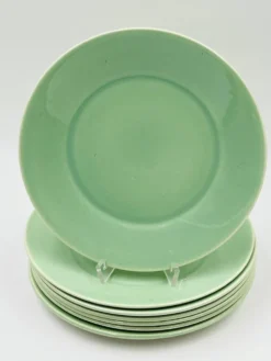 Lot de 7 assiettes a dessert Boch Frères