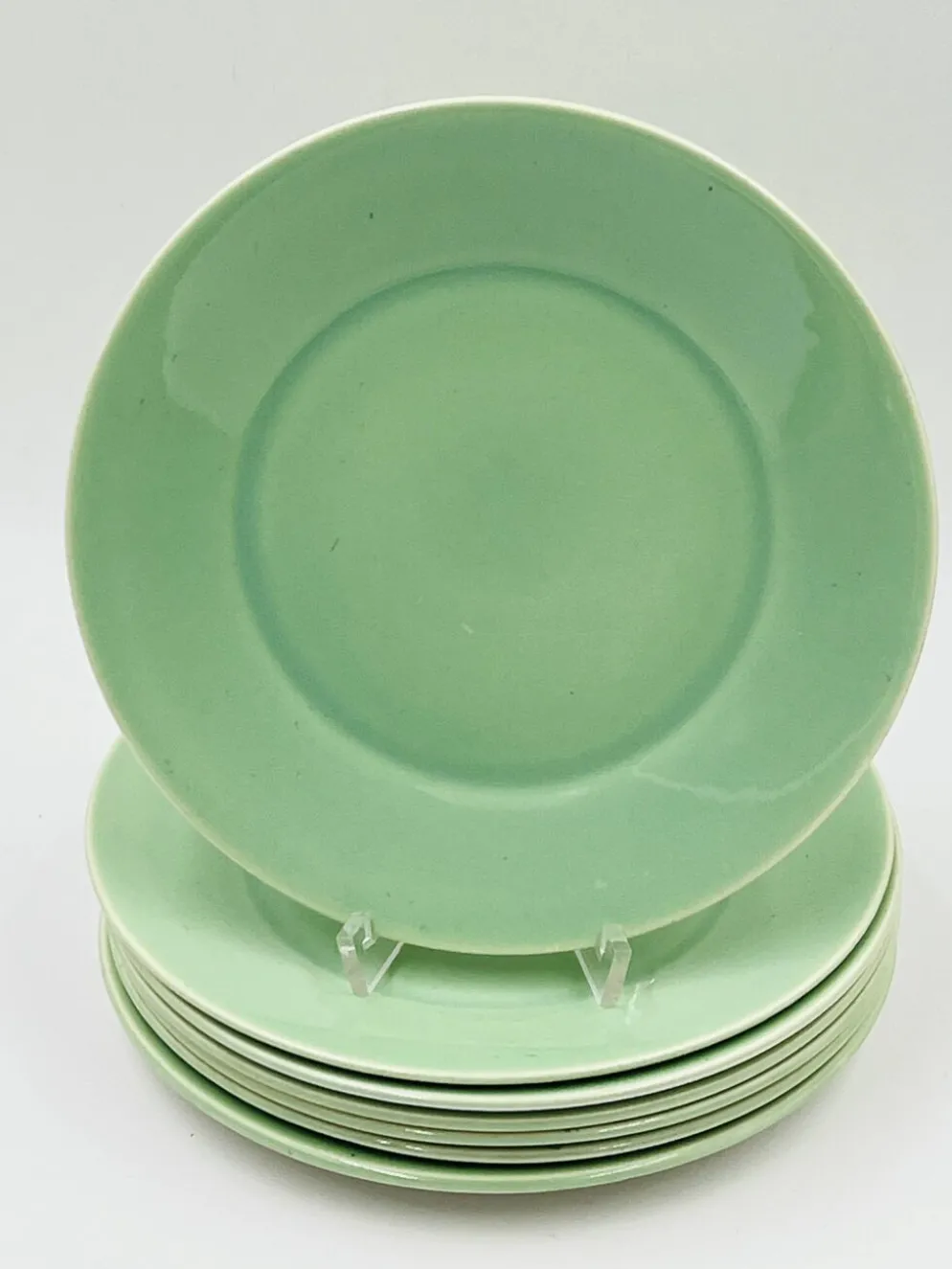 Lot de 7 assiettes a dessert Boch Frères