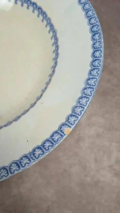 Lot de 4 assiettes anglaises anciennes – modèle Etruscan Border