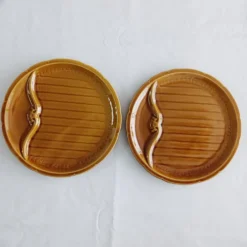 Lot de 2 assiettes à asperges Gien