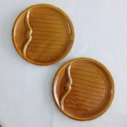 Lot de 2 assiettes à asperges Gien