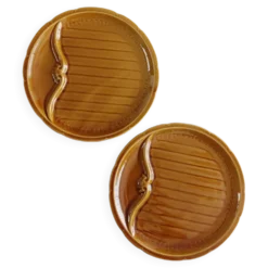 Lot de 2 assiettes à asperges Gien