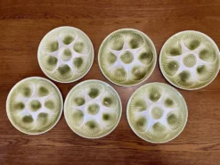 Lot de 6 assiettes à coquillages