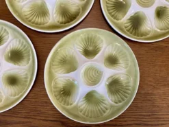 Lot de 6 assiettes à coquillages