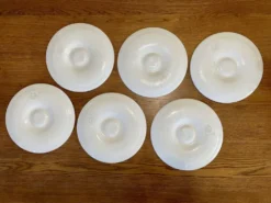 Lot de 6 assiettes à coquillages