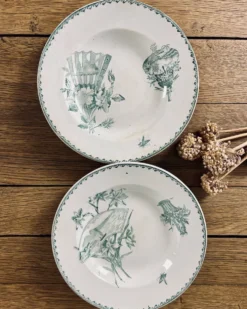 Lot de 6 assiettes creuses anciennes