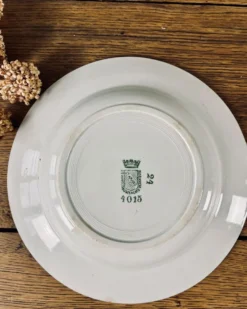 Lot de 6 assiettes creuses anciennes