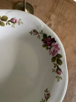 Lot de 6 assiettes creuses anciennes Gien modèle Champs