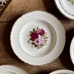 Lot de 10 assiettes creuses anciennes dépareillées