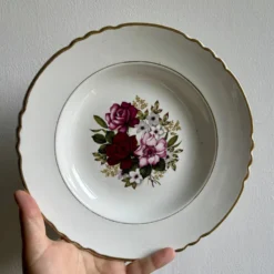 Lot de 10 assiettes creuses anciennes dépareillées