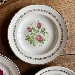 Lot de 10 assiettes creuses anciennes dépareillées
